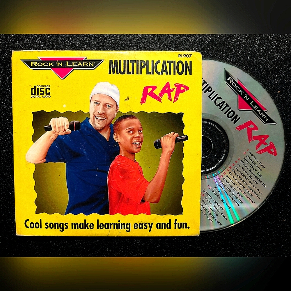 D.J. Doc Roc And The Get Smart Crew "Multiplication Rap" CD Rock 'N Learn